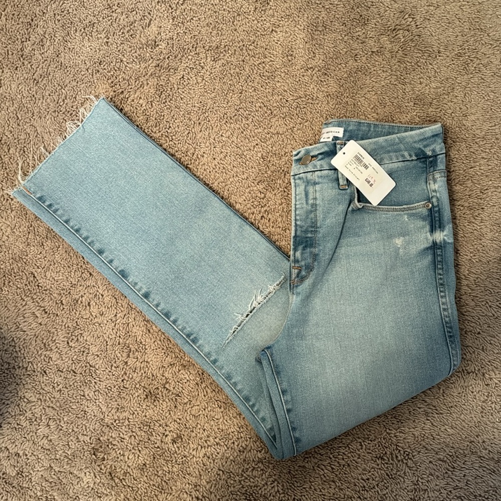 Good American good curve straight size 8